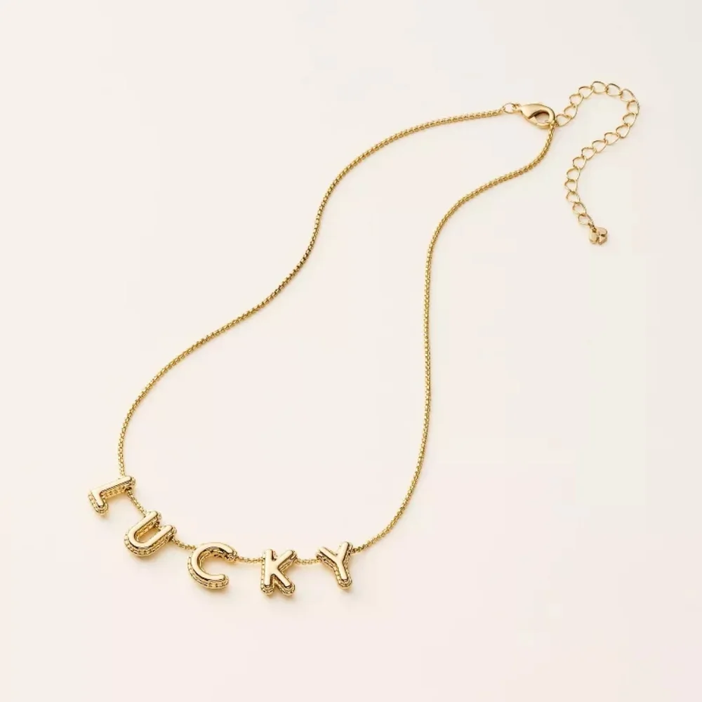 kate spade new york xTarget Gold Lucky Bubble Chain Necklace - Picture 2 of 6